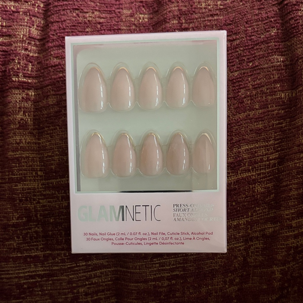 Glamnetic Gold Standard Almond Press-On Nails